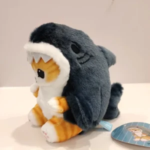 Gatito Tiburón de Felpa: El Mejor Regalo Decorativo y adorable