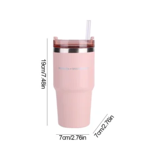 Taza Térmica Stanley + Starbucks ROSA Aislado al vacío Acero inoxidable NUEVA